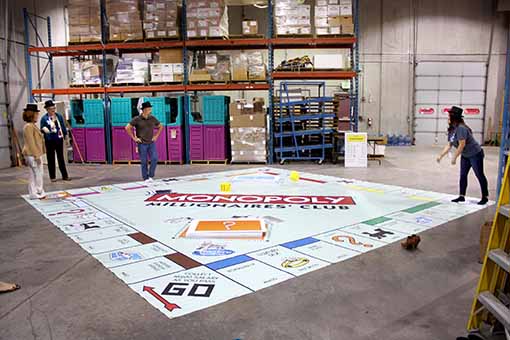 life size monopoly game